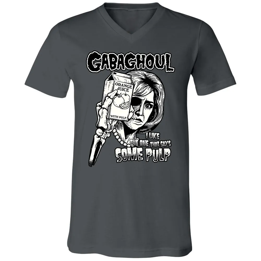 Unisex V-Neck T-Shirt - YJXC7BXC - Asphalt - 12