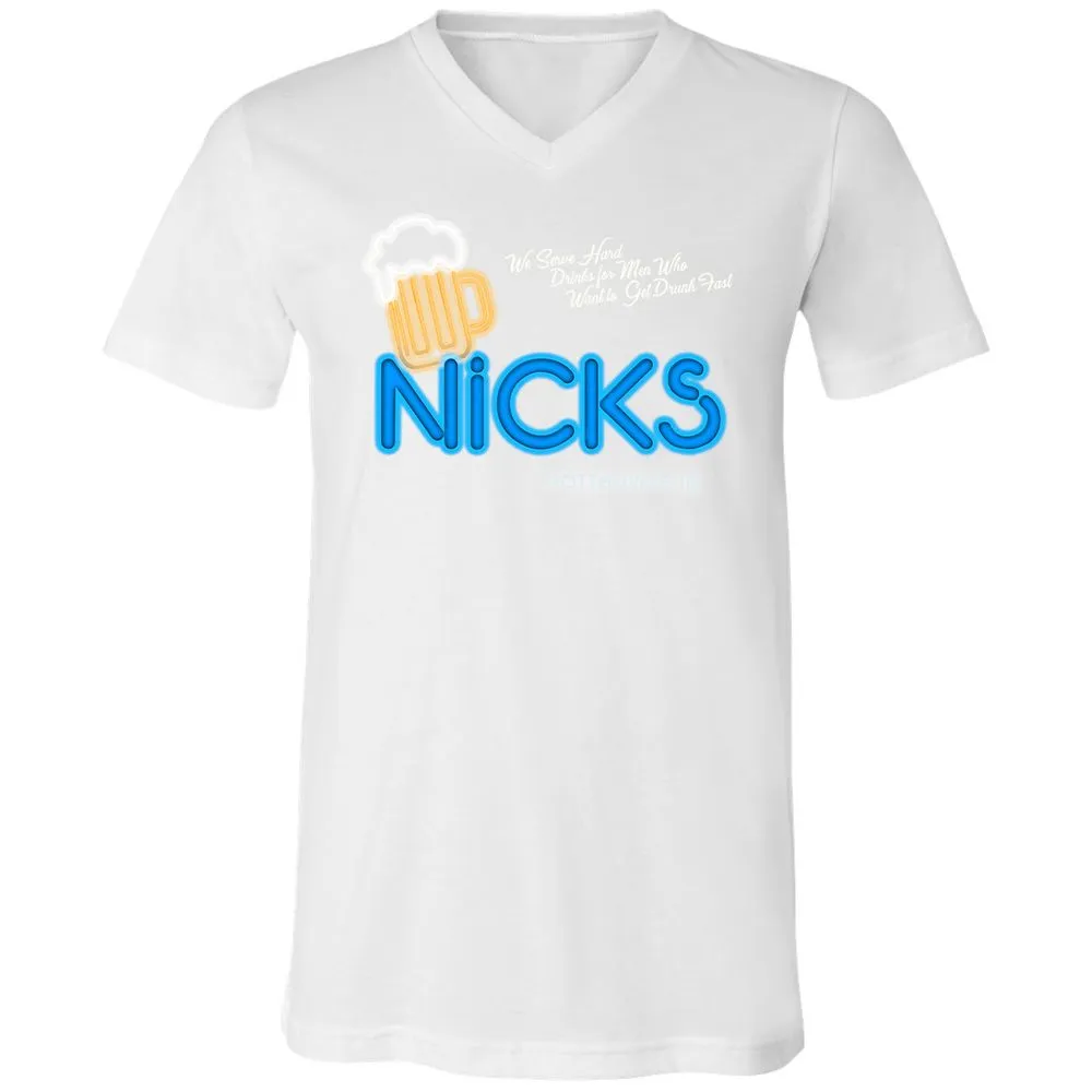Unisex V-Neck T-Shirt - 6QKXNHTC - White - 5