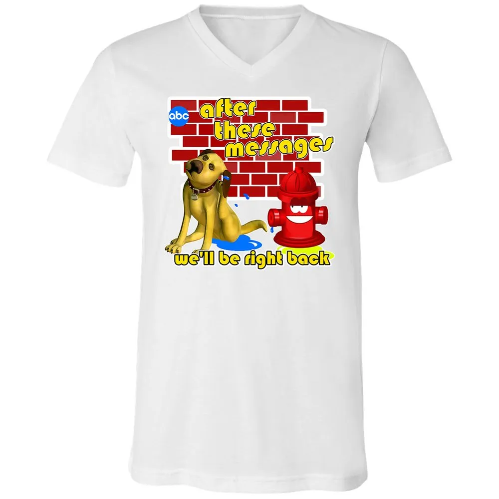 Unisex V-Neck T-Shirt - VHMJPGAW - White - 5