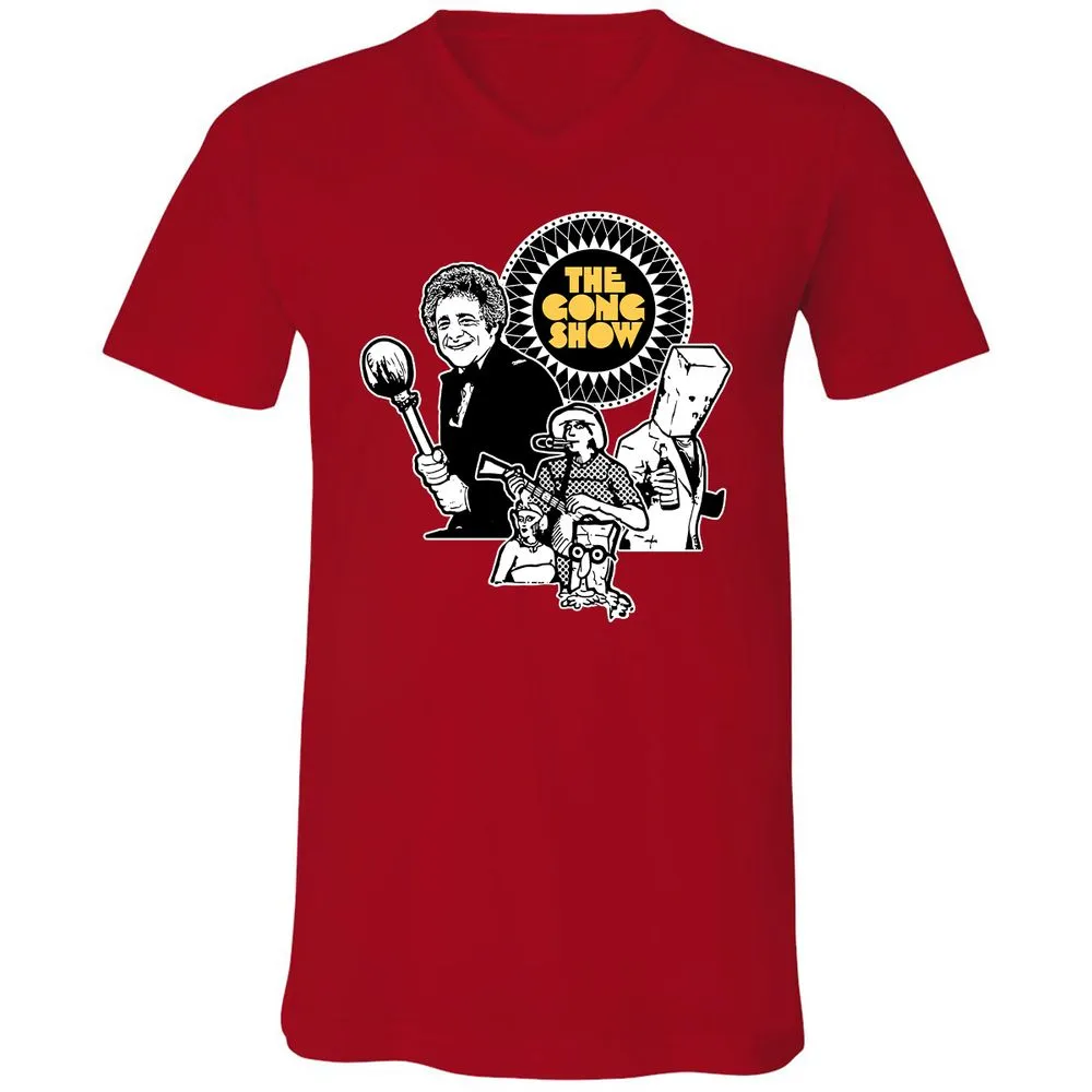 Unisex V-Neck T-Shirt - 5MAGVYSR - Red - 3
