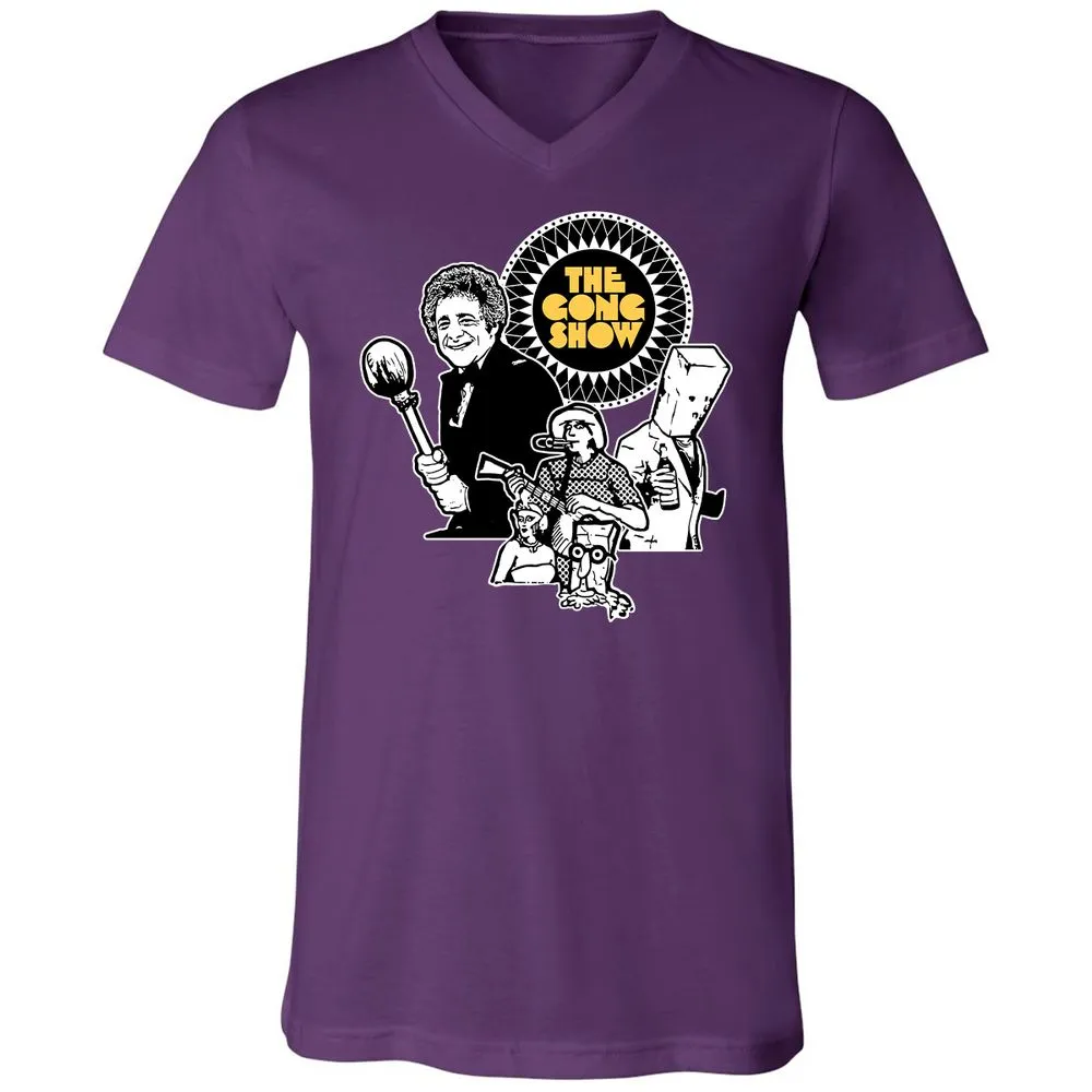 Unisex V-Neck T-Shirt - 5MAGVYSR - Team Purple - 9
