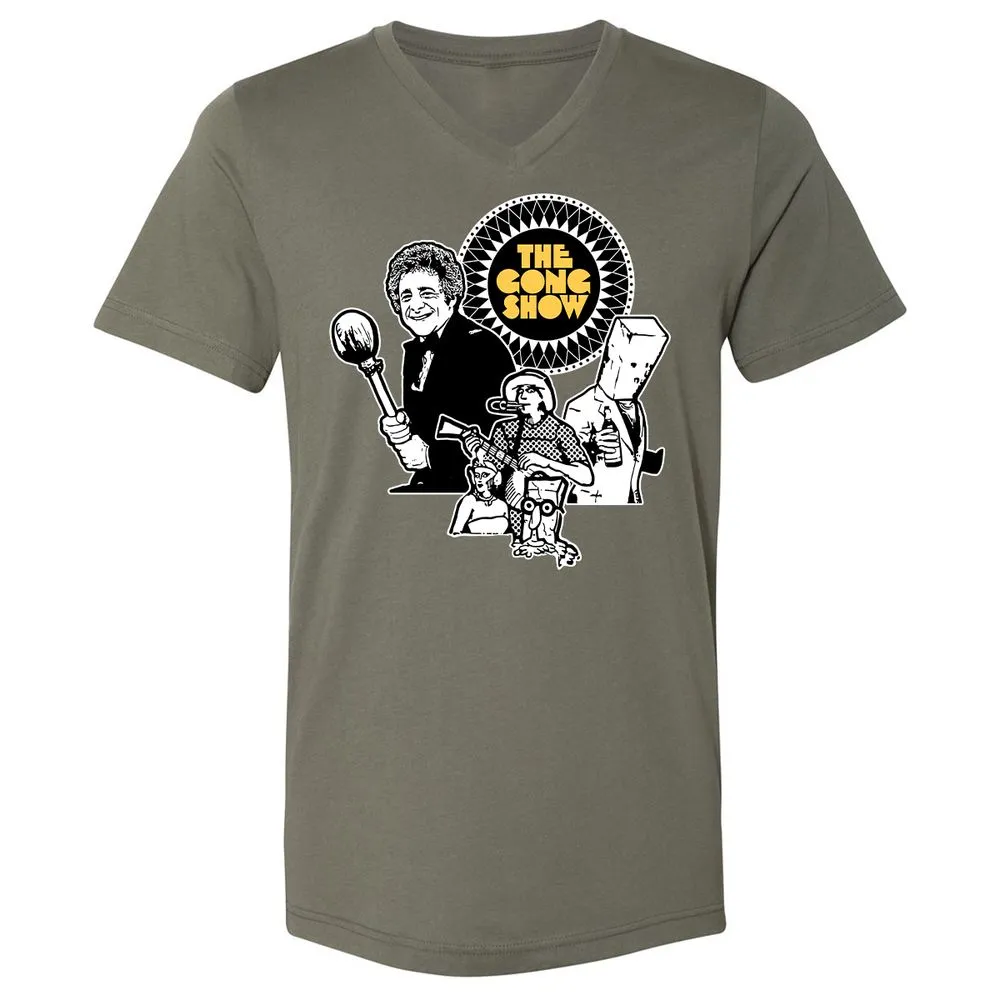 Unisex V-Neck T-Shirt - 5MAGVYSR - Military Green - 10