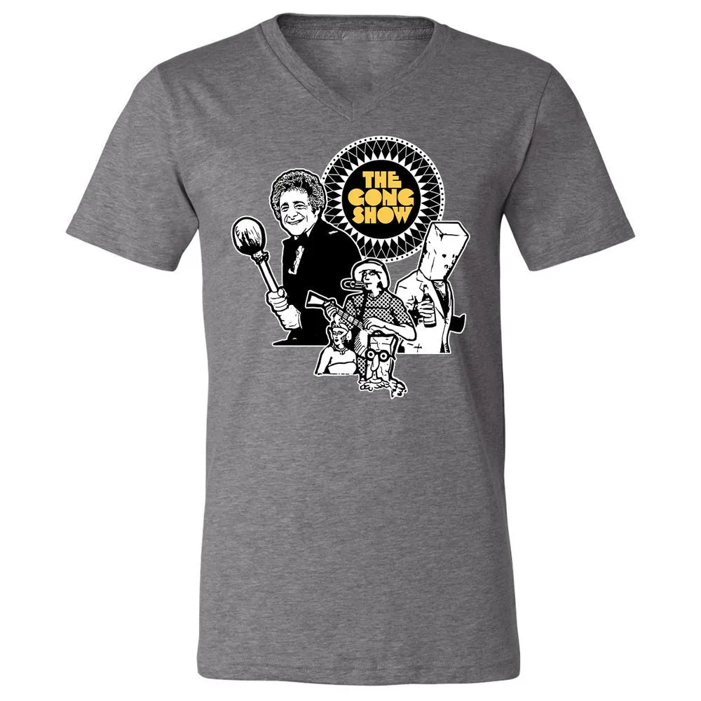 Unisex V-Neck T-Shirt - 5MAGVYSR - Deep Heather - 13