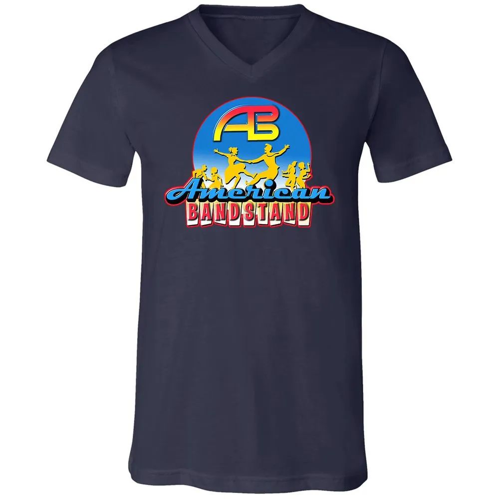 Unisex V-Neck T-Shirt - HS77C7DK - Navy - 2