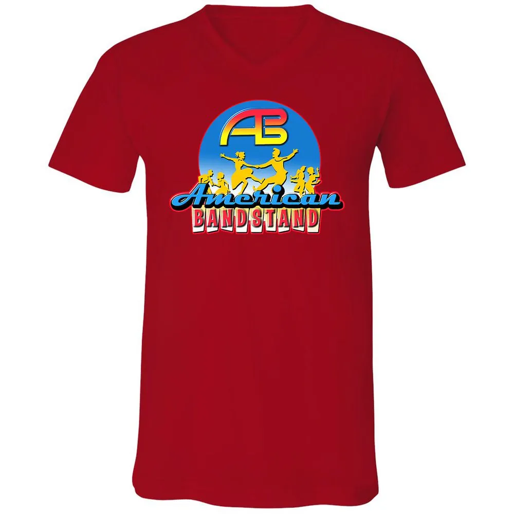 Unisex V-Neck T-Shirt - HS77C7DK - Red - 3
