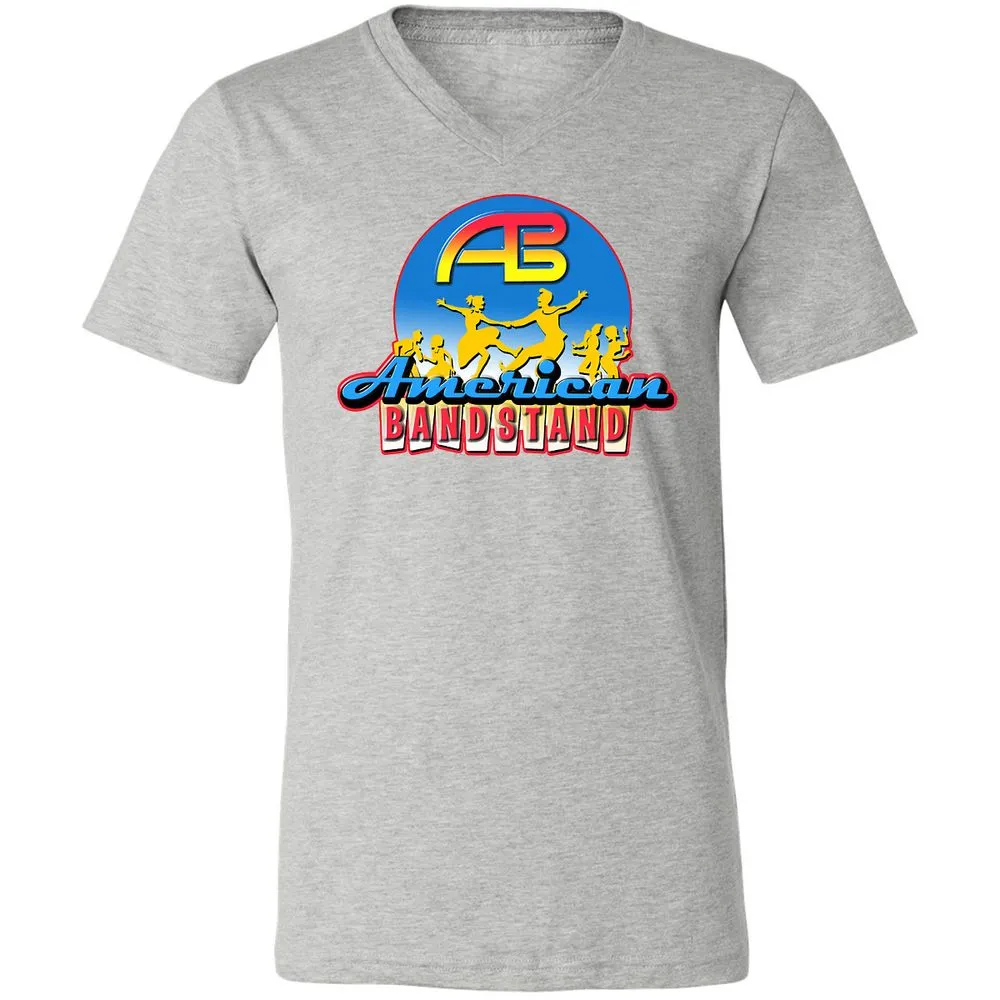 Unisex V-Neck T-Shirt - HS77C7DK - Athletic Heather - 7