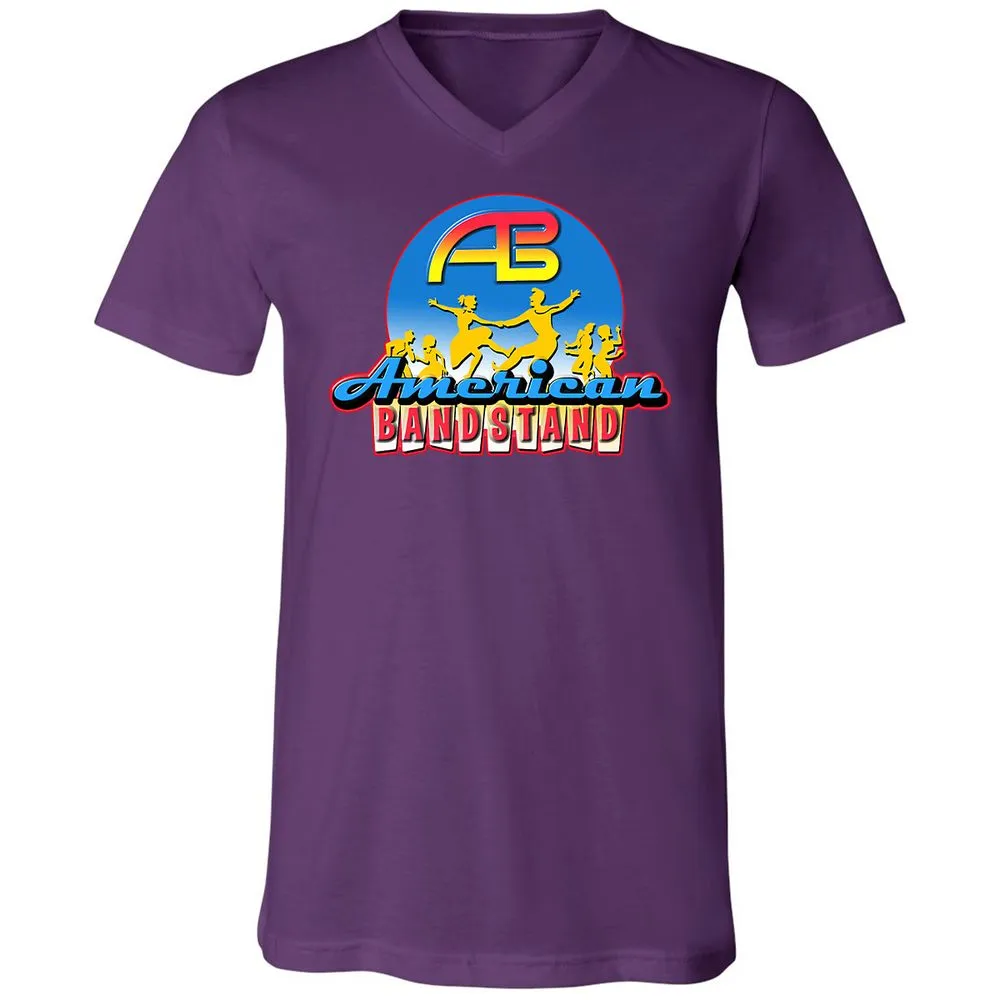 Unisex V-Neck T-Shirt - HS77C7DK - Team Purple - 9