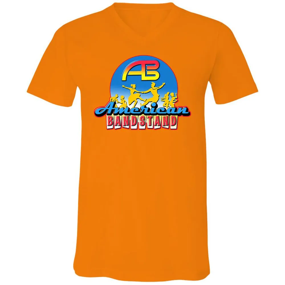 Unisex V-Neck T-Shirt - HS77C7DK - Orange - 11