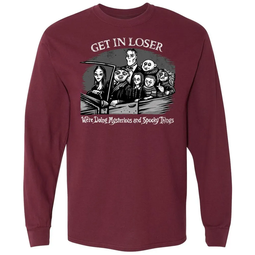 Long Sleeve T-Shirt - YGQGCMS8 - Maroon - 11