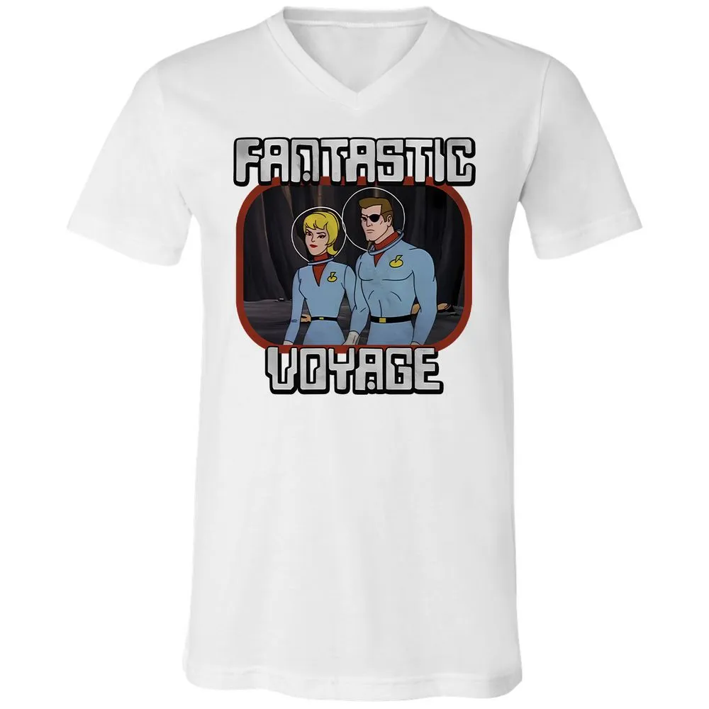 Unisex V-Neck T-Shirt - NTZK2V2J - White - 5
