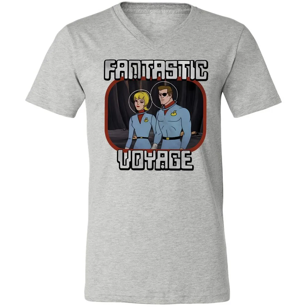 Unisex V-Neck T-Shirt - NTZK2V2J - Athletic Heather - 7