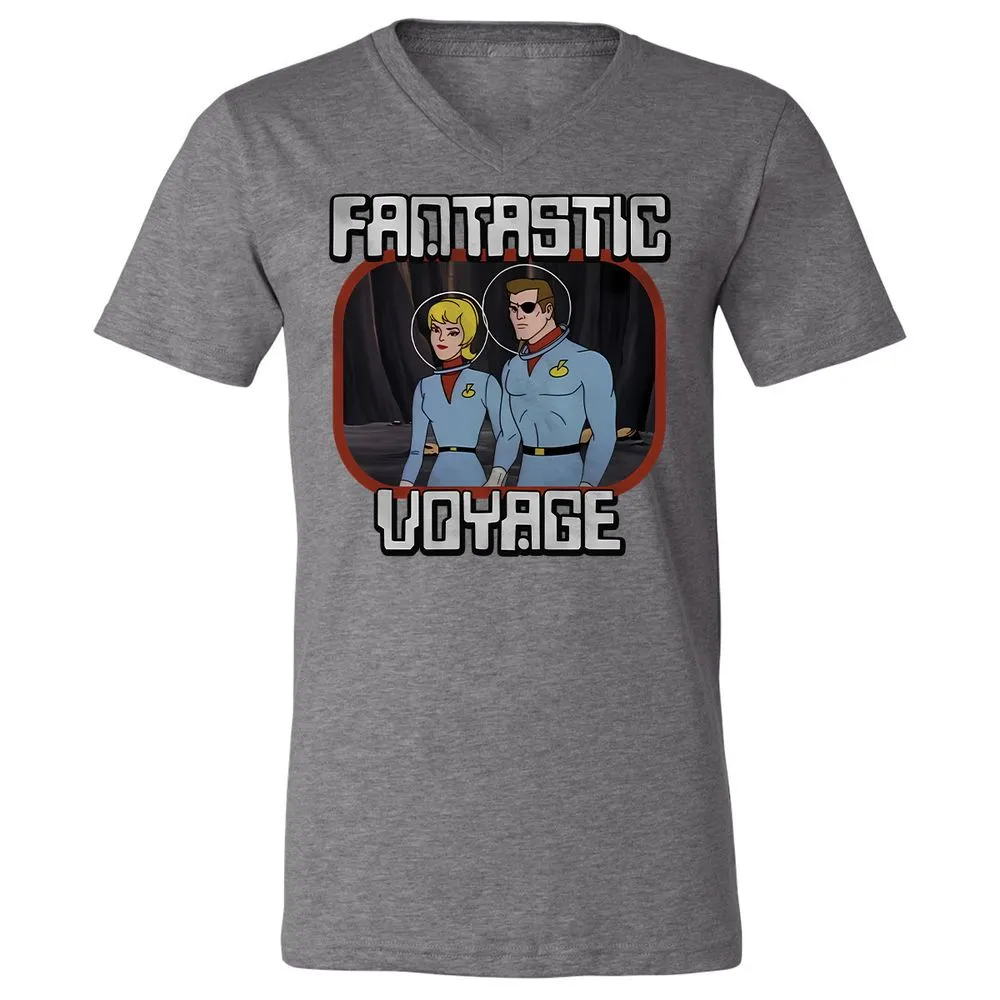 Unisex V-Neck T-Shirt - NTZK2V2J - Deep Heather - 13