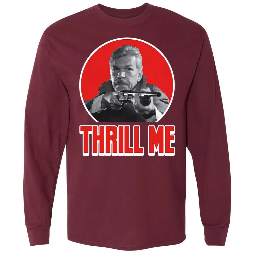 Long Sleeve T-Shirt - CRL87BTD - Maroon - 11