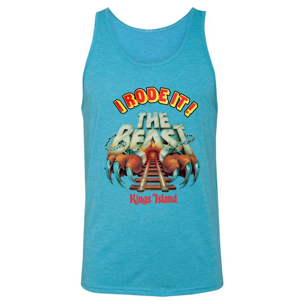 Unisex Jersey Tank - QTQL1UR2 - Aqua Triblend - 3