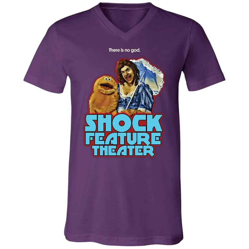 Unisex V-Neck T-Shirt - 7PRJ6ZAE - Team Purple - 9