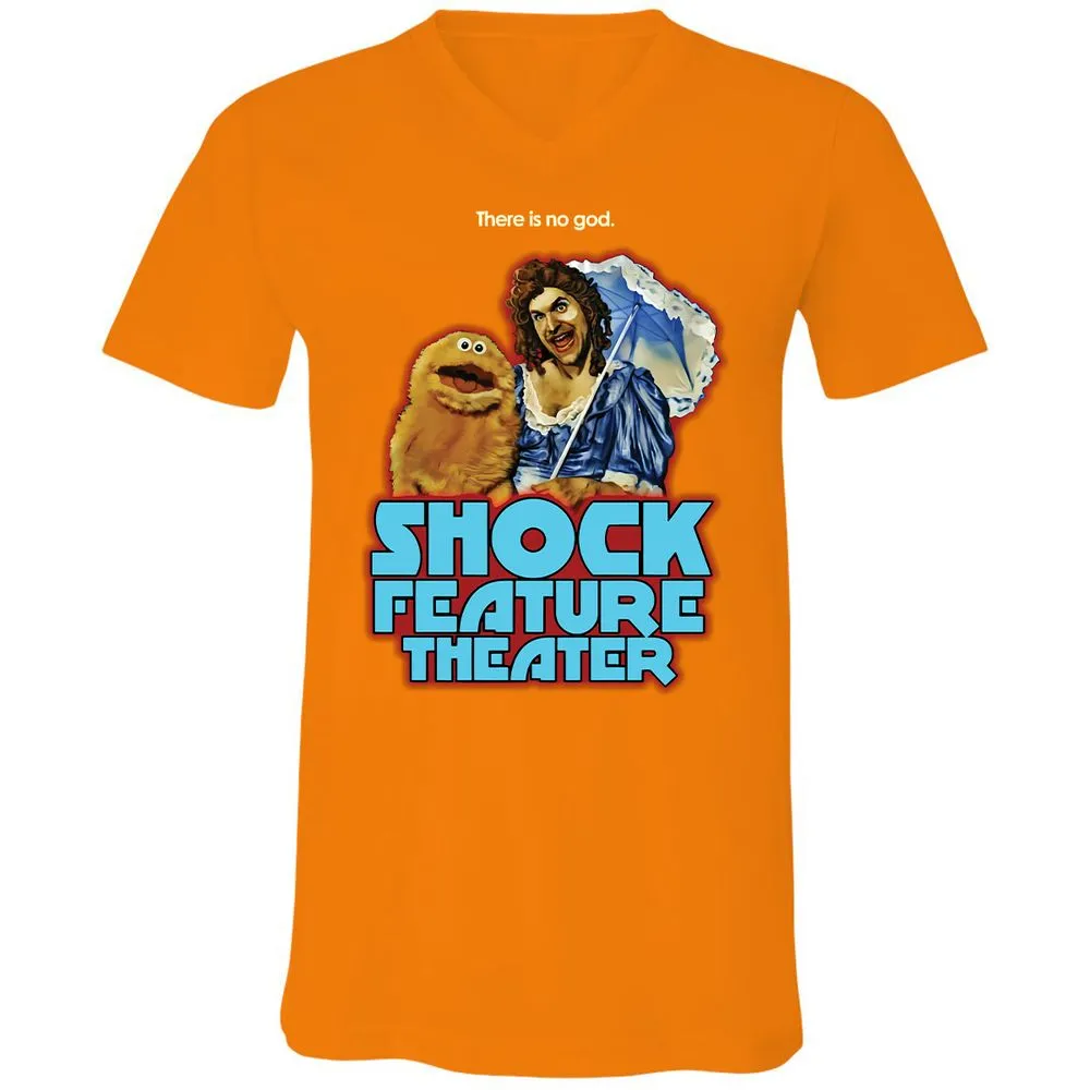 Unisex V-Neck T-Shirt - 7PRJ6ZAE - Orange - 11