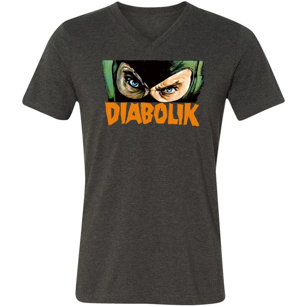 Unisex V-Neck T-Shirt - Y3C3S6F8 - Dark Grey Heather - 8