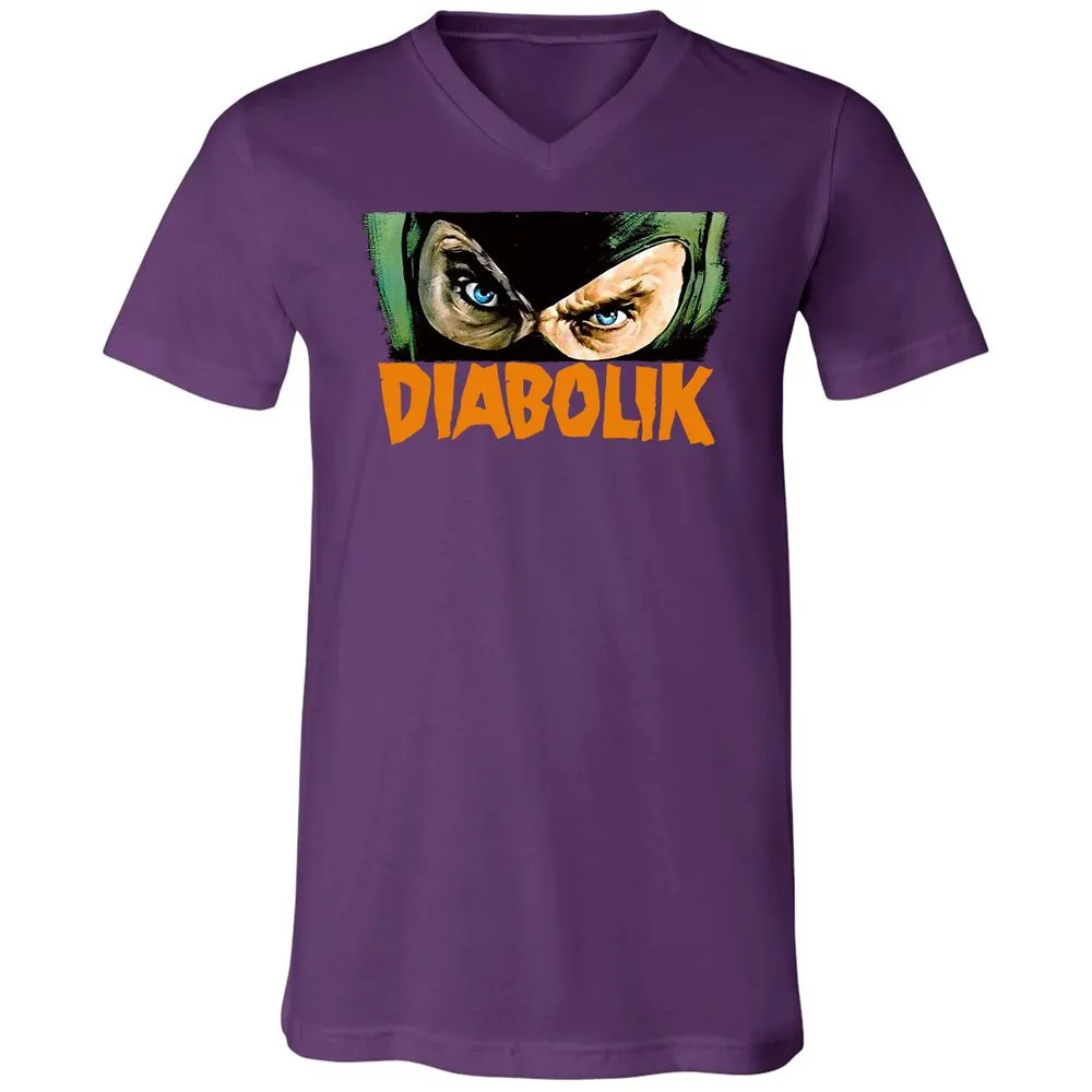 Unisex V-Neck T-Shirt - Y3C3S6F8 - Team Purple - 9