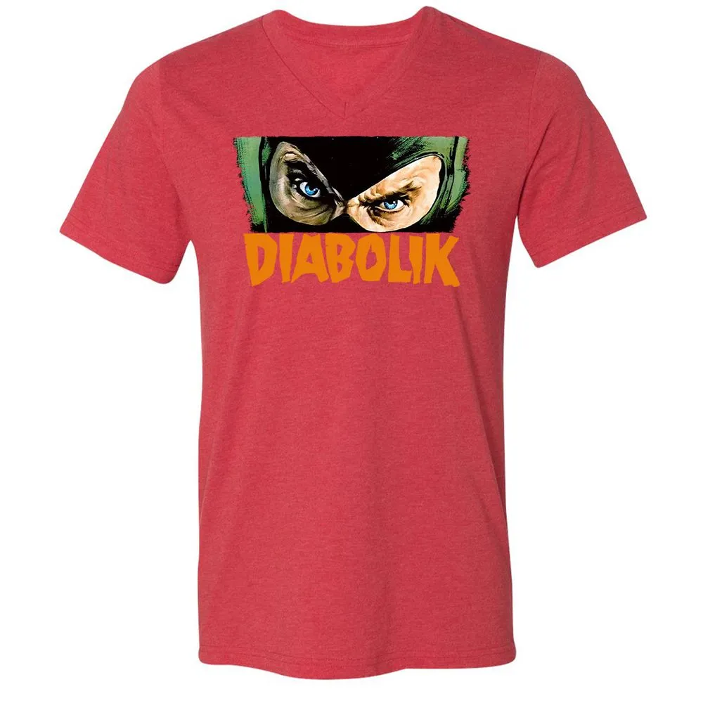 Unisex V-Neck T-Shirt - Y3C3S6F8 - Heather Red - 16