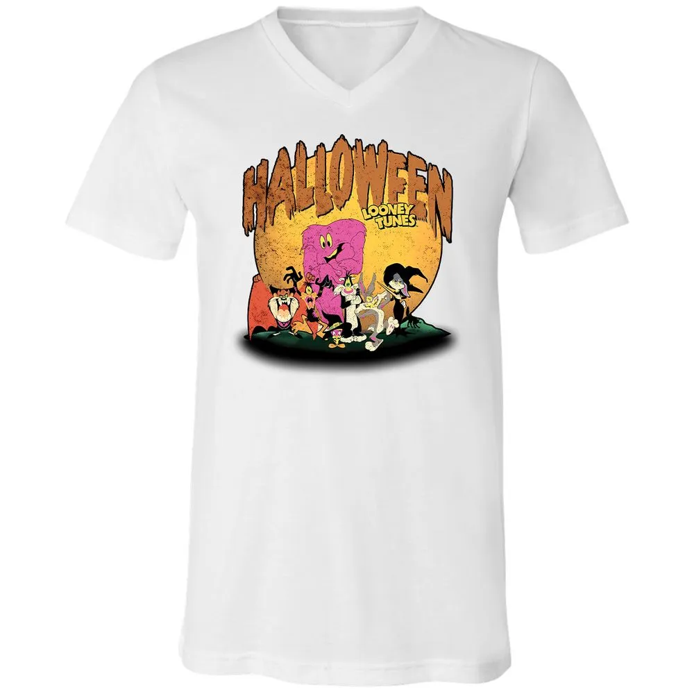 Unisex V-Neck T-Shirt - T5VDDLHK - White - 5