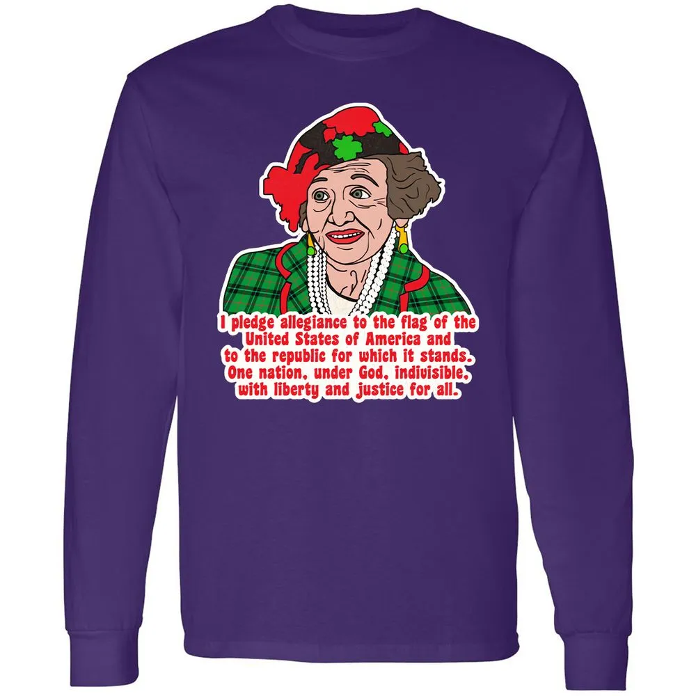 Long Sleeve T-Shirt - ATE44A9B - Purple - 13