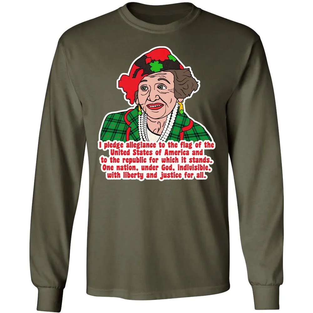 Long Sleeve T-Shirt - ATE44A9B - Military Green - 16