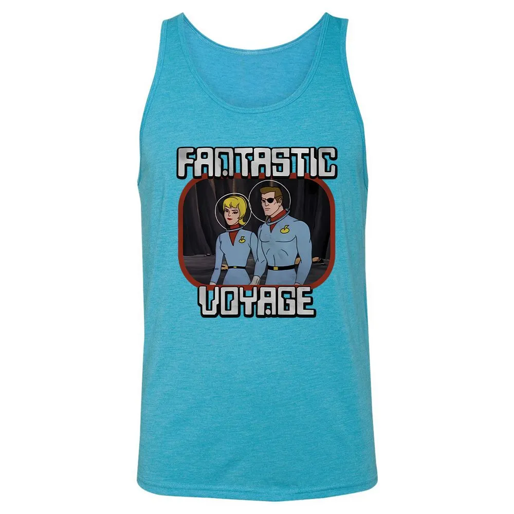 Unisex Jersey Tank - EV52NFJK - Aqua Triblend - 3