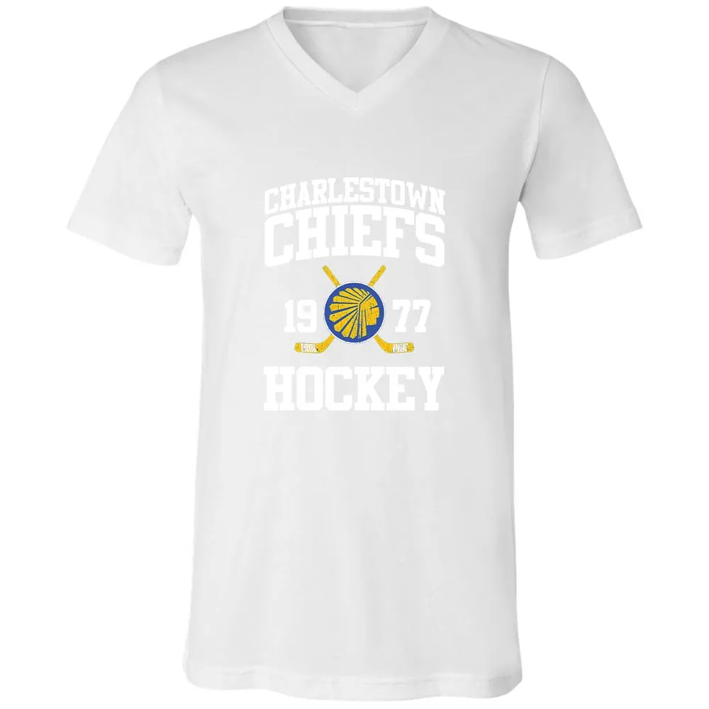 Unisex V-Neck T-Shirt - 2YQDBTJY - White - 5