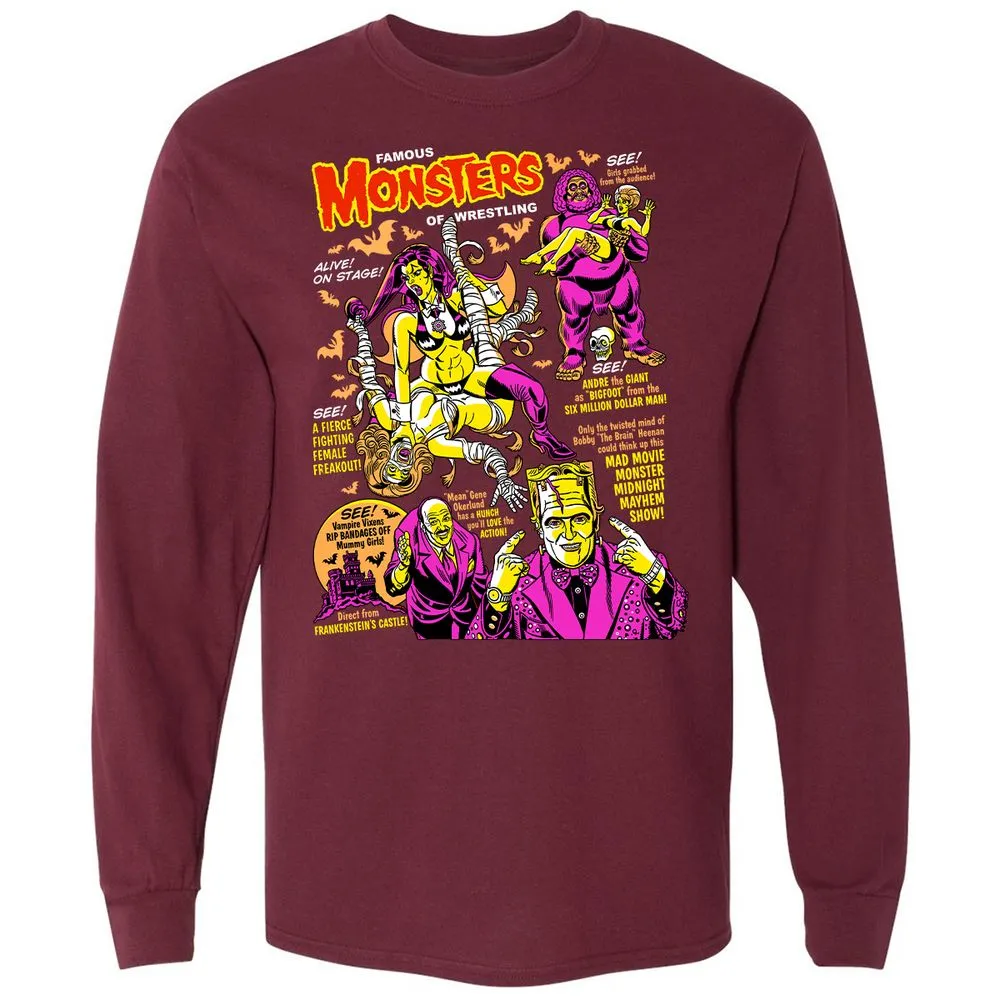 Long Sleeve T-Shirt - 77TL4MBJ - Maroon - 11