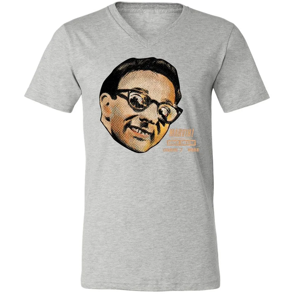 Unisex V-Neck T-Shirt - 1SDGPUSP - Athletic Heather - 7