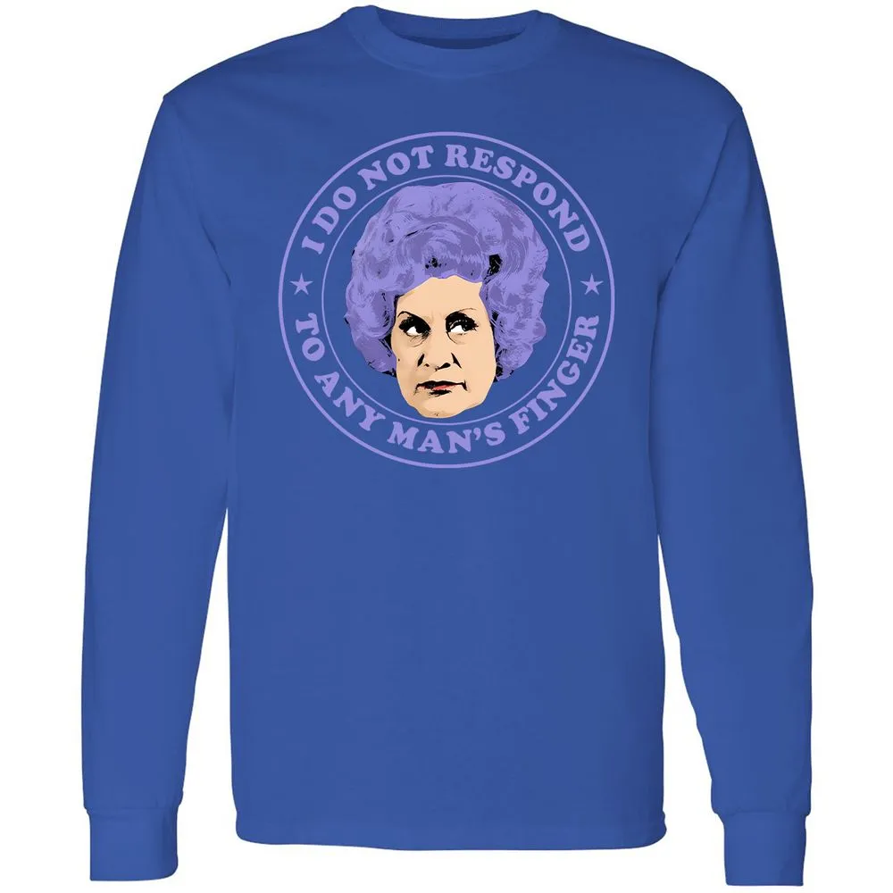 Long Sleeve T-Shirt - V74K9992 - Royal - 8