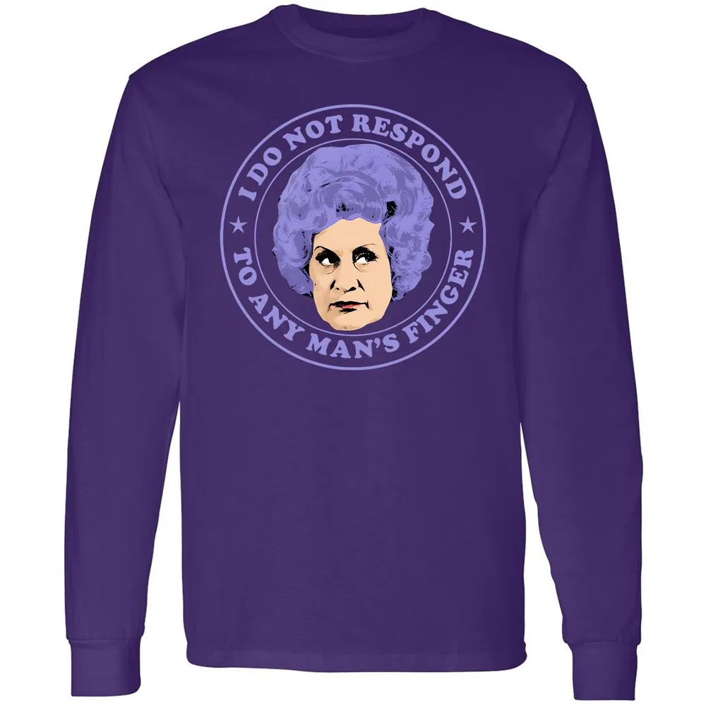 Long Sleeve T-Shirt - V74K9992 - Purple - 13
