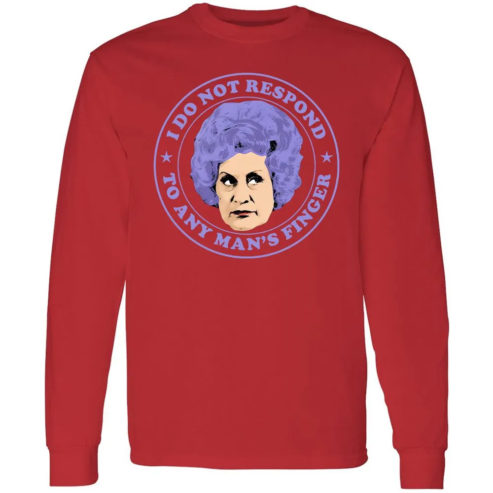 Long Sleeve T-Shirt - V74K9992 - Red - 14