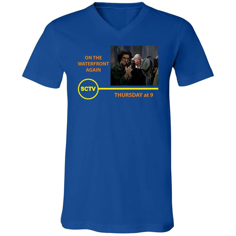 Unisex V-Neck T-Shirt - 7WDQY58V - True Royal - 4