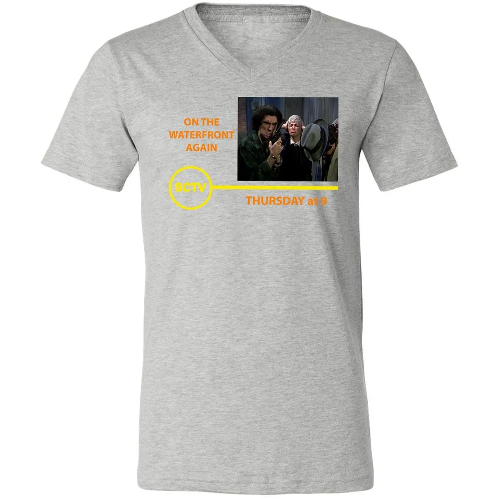 Unisex V-Neck T-Shirt - 7WDQY58V - Athletic Heather - 7
