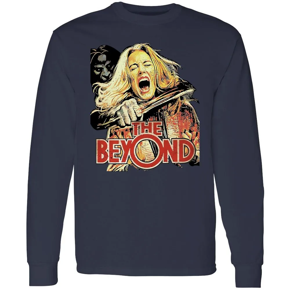 Long Sleeve T-Shirt - UZGZ61GX - Navy - 2