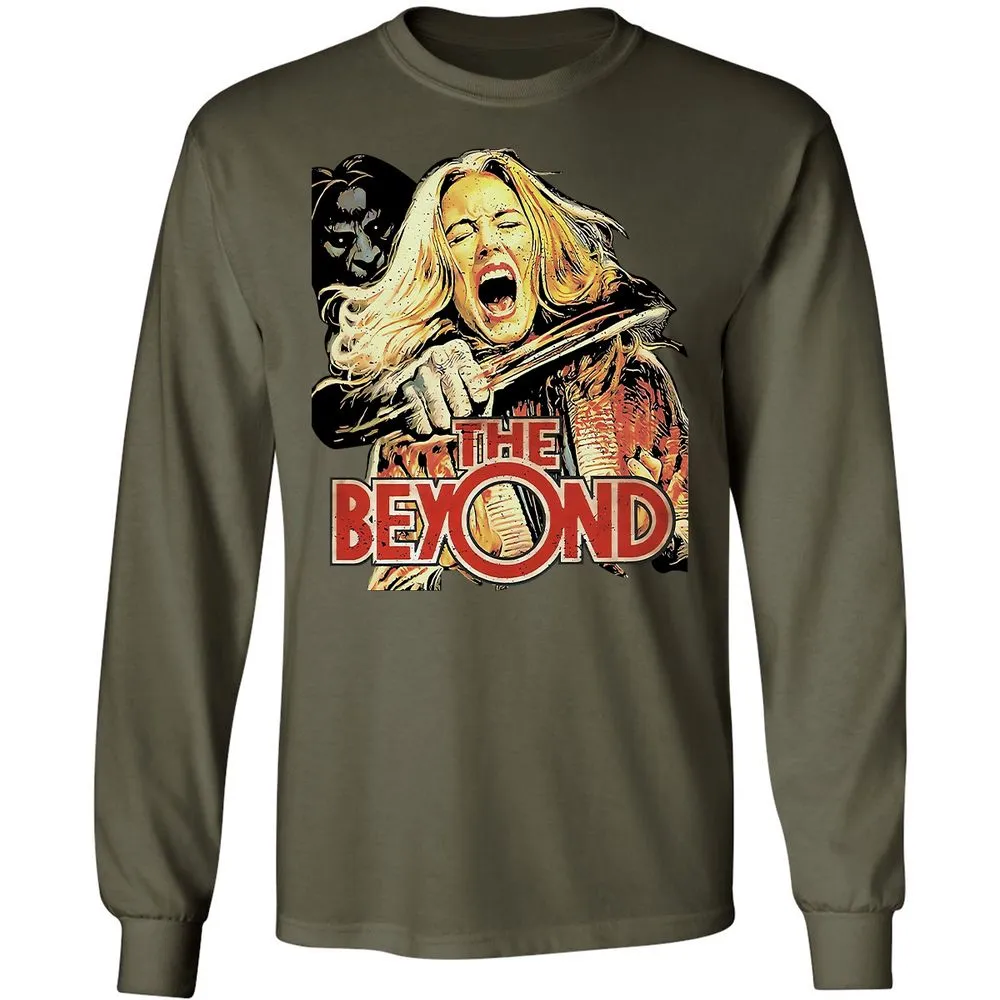 Long Sleeve T-Shirt - UZGZ61GX - Military Green - 16