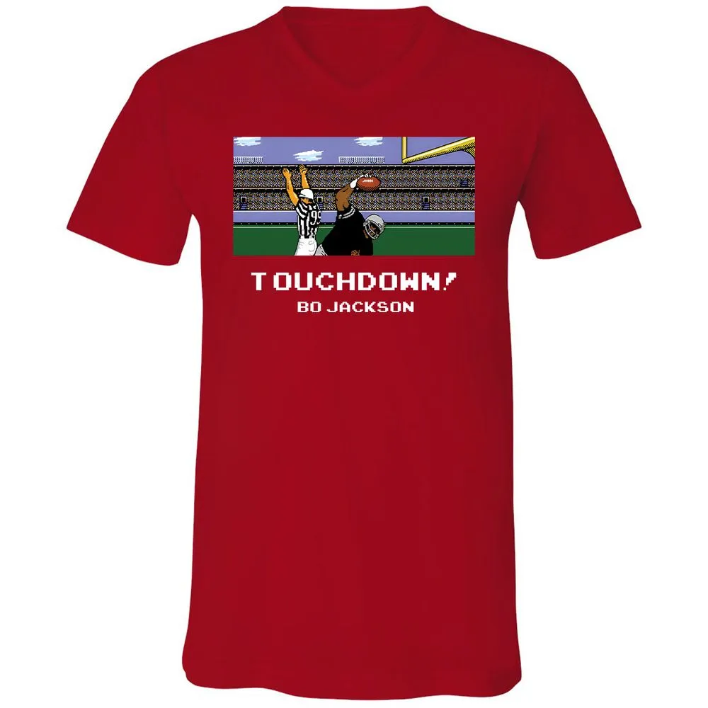 Unisex V-Neck T-Shirt - K492EKGL - Red - 3
