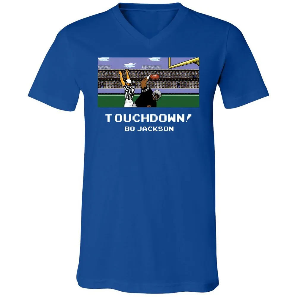 Unisex V-Neck T-Shirt - K492EKGL - True Royal - 4