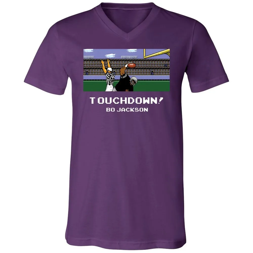 Unisex V-Neck T-Shirt - K492EKGL - Team Purple - 9