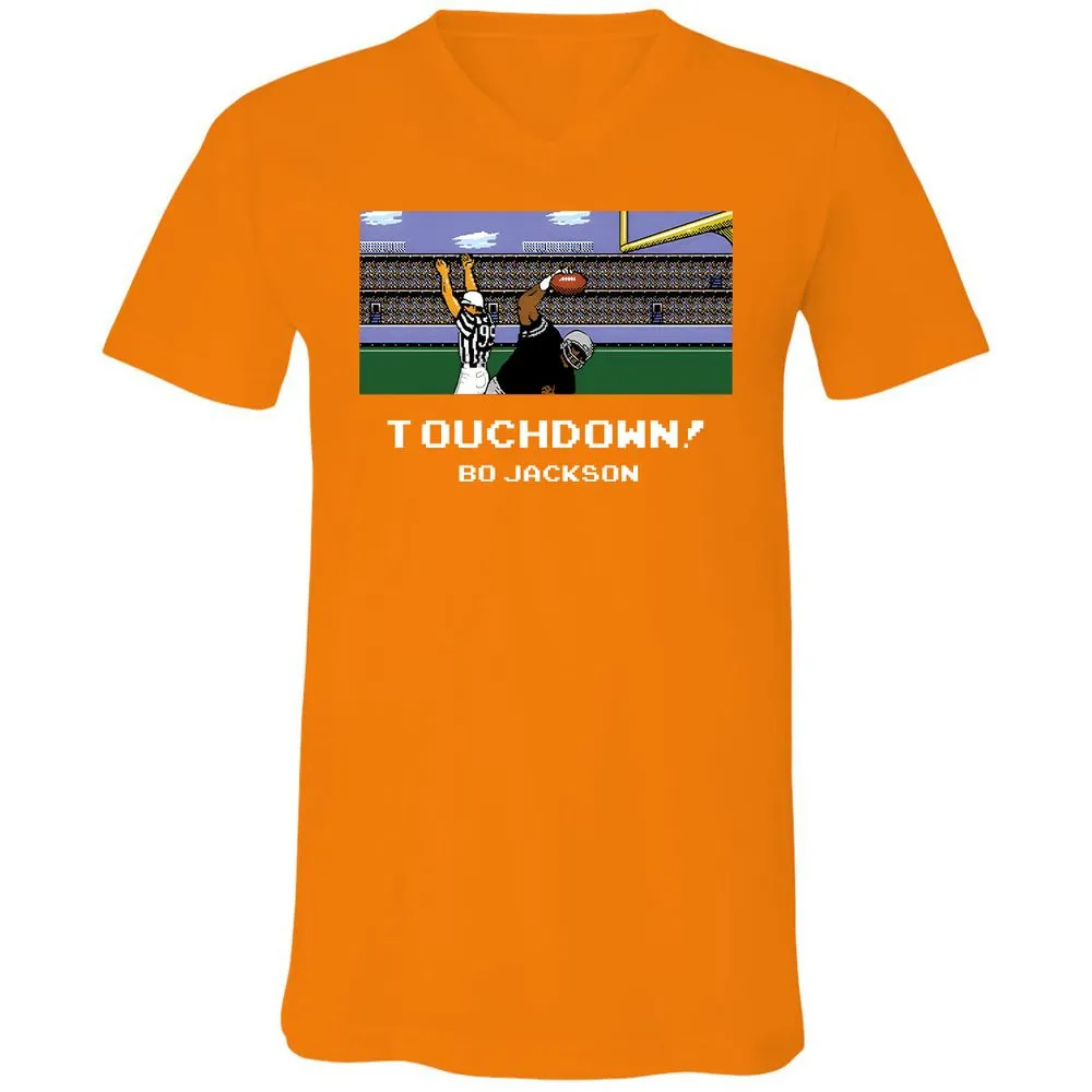 Unisex V-Neck T-Shirt - K492EKGL - Orange - 11