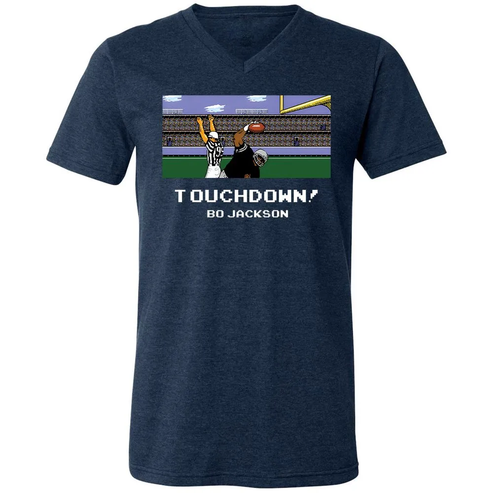 Unisex V-Neck T-Shirt - K492EKGL - Heather Navy - 15