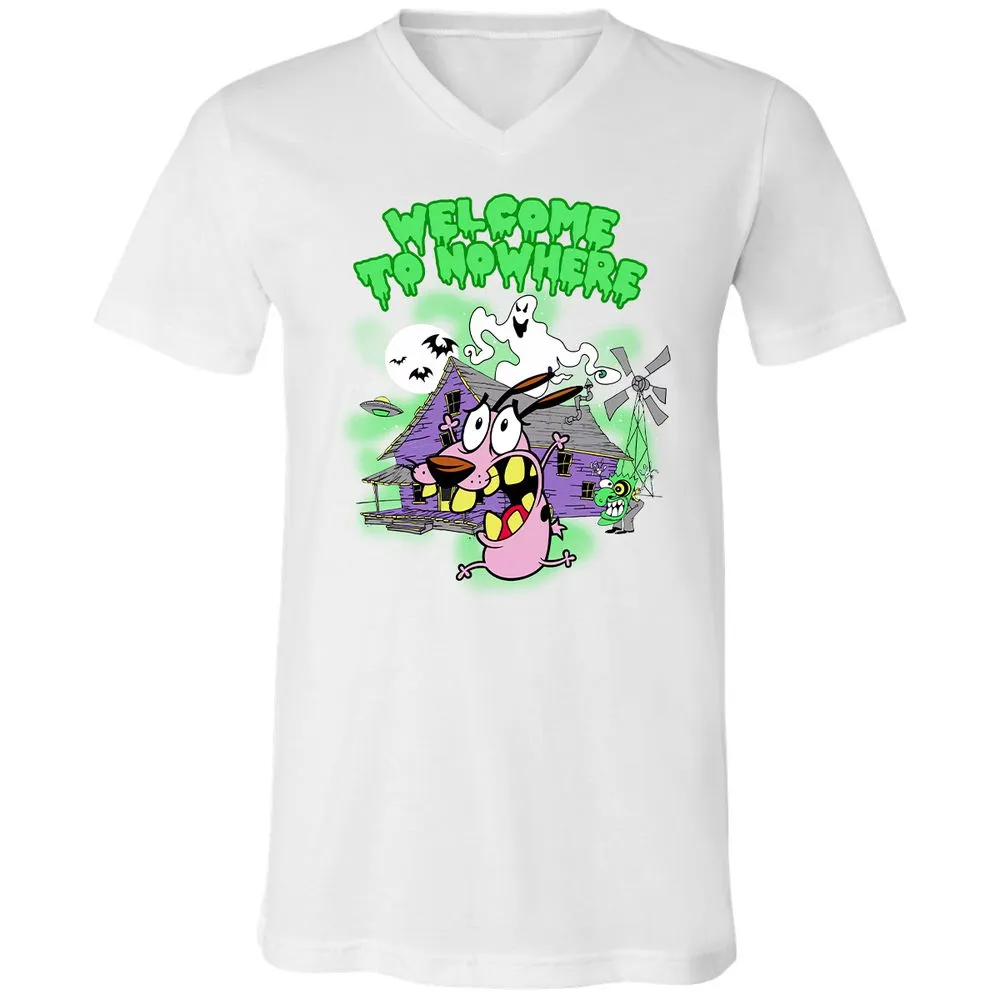 Unisex V-Neck T-Shirt - 3RLZRZQK - White - 5