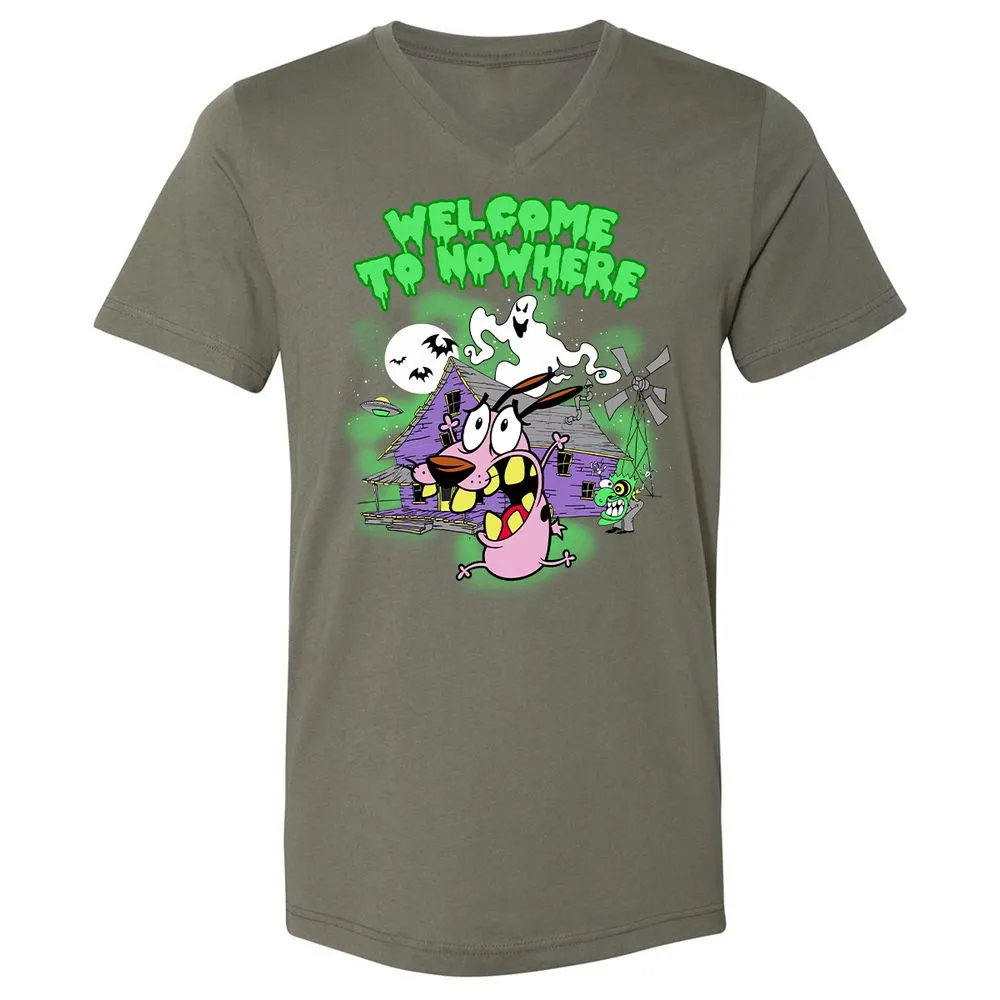 Unisex V-Neck T-Shirt - 3RLZRZQK - Military Green - 10