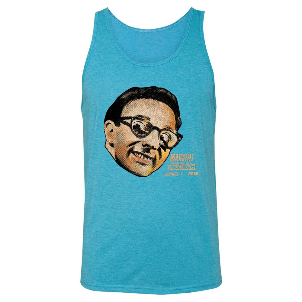 Unisex Jersey Tank - W65L6GJA - Aqua Triblend - 3