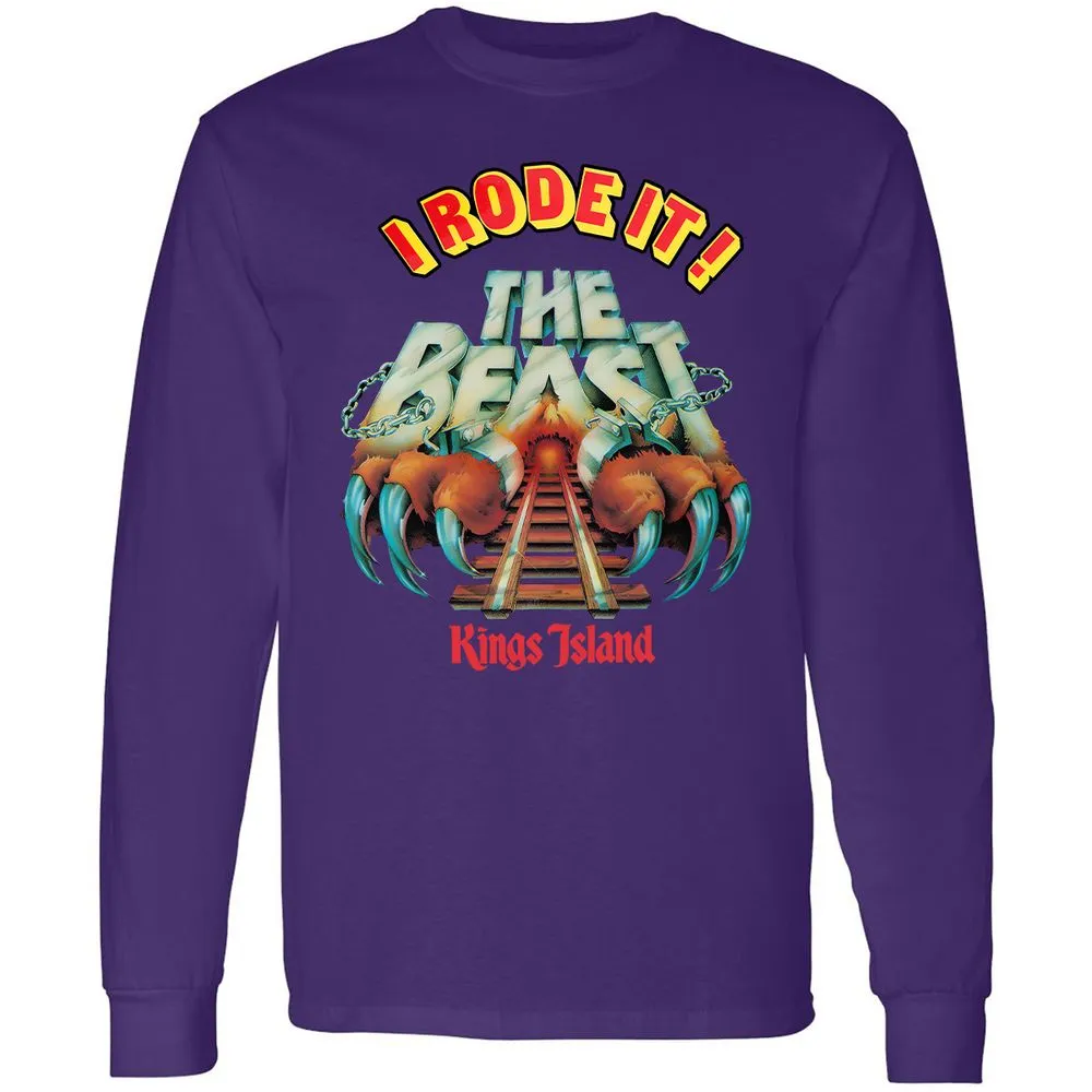 Long Sleeve T-Shirt - 7D4S3V8Y - Purple - 13
