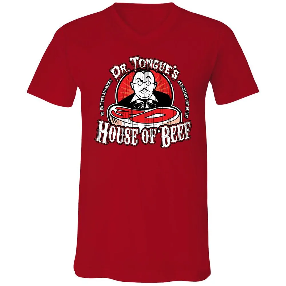 Unisex V-Neck T-Shirt - SBEGY3YB - Red - 3