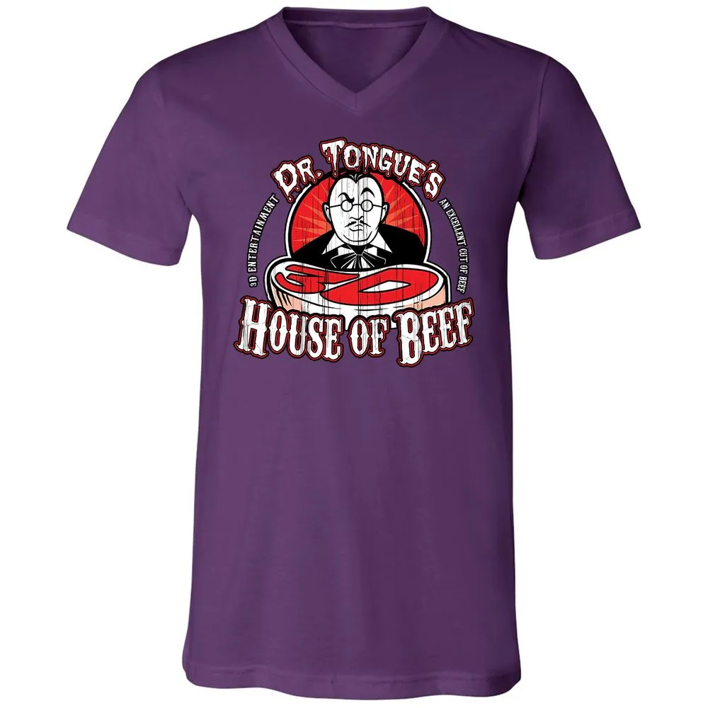 Unisex V-Neck T-Shirt - SBEGY3YB - Team Purple - 9