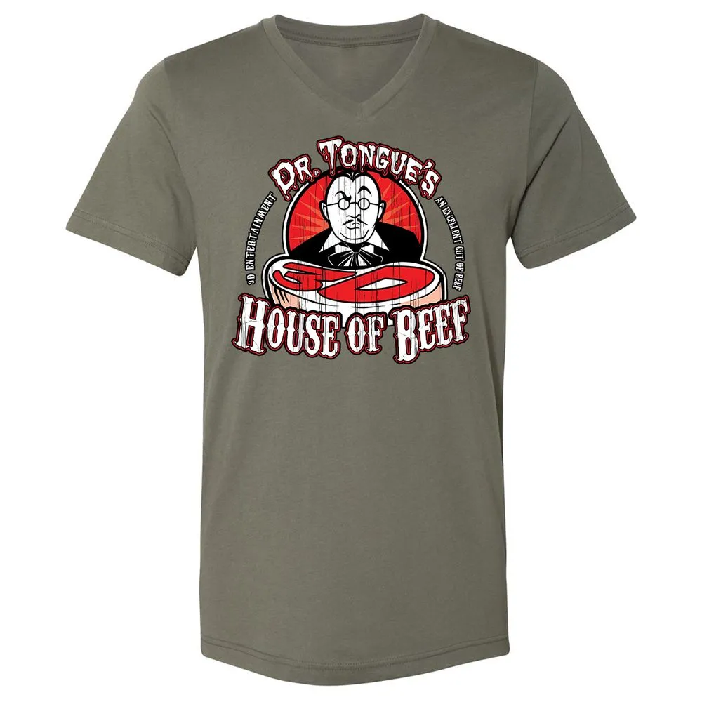 Unisex V-Neck T-Shirt - SBEGY3YB - Military Green - 10
