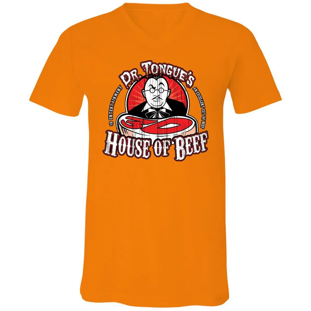 Unisex V-Neck T-Shirt - SBEGY3YB - Orange - 11